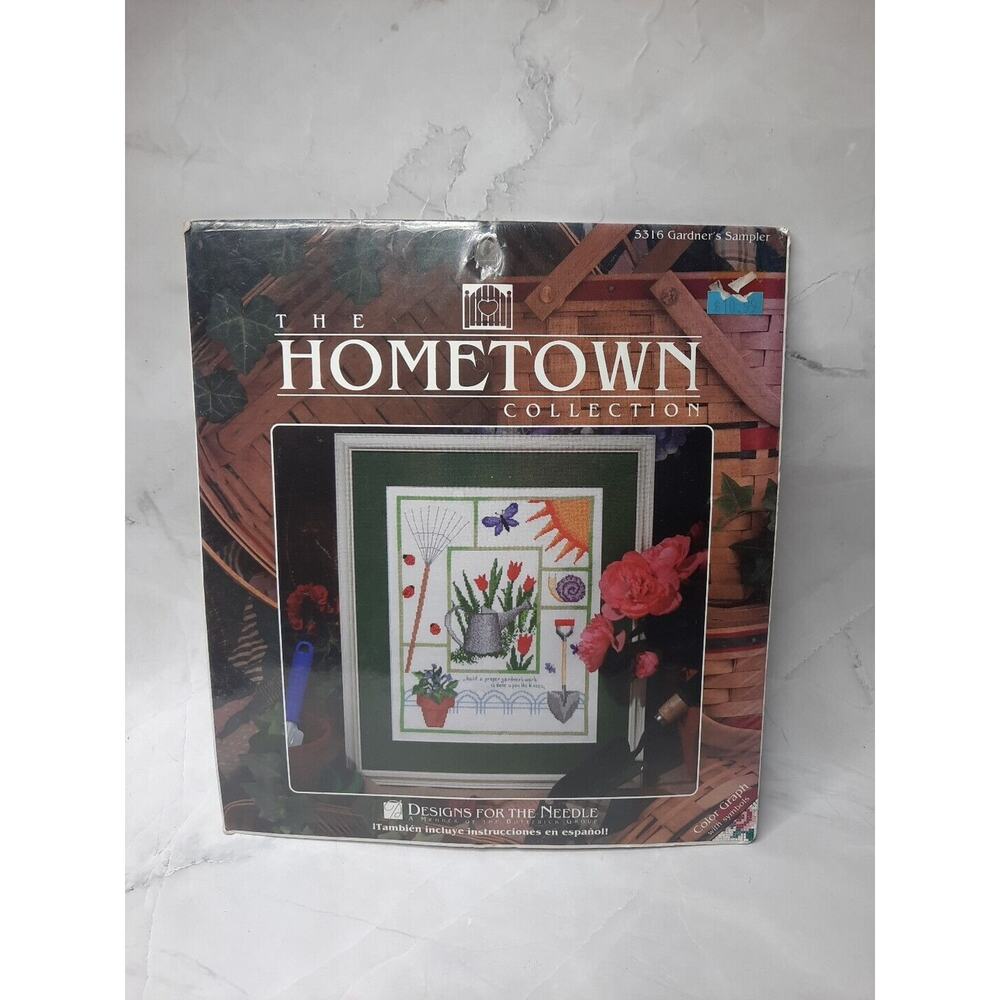 Designs For The Needle Cross Stitch Hometown Collection Gardners Sampler 5316